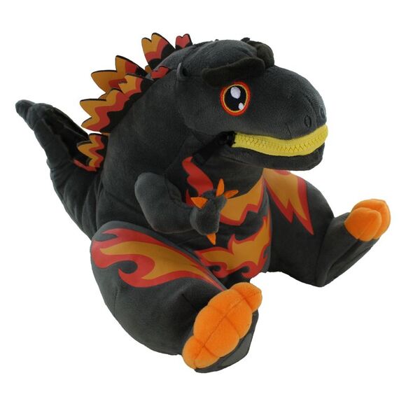 Burning Godzilla Zippermouth Plush Figure, 8.5" - Picture 2 of 3